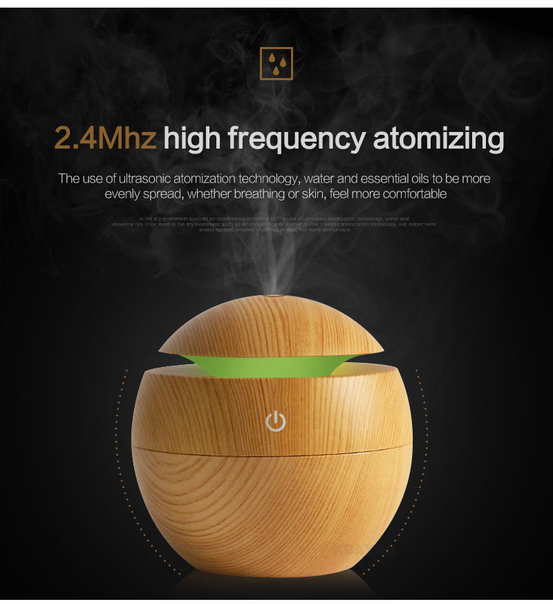 Diffuseur compact imitation grain de bois, certifié CE