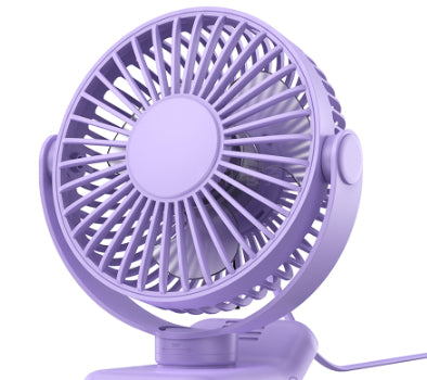 USB Desk Fan with 3 Speeds and Hanging Loop