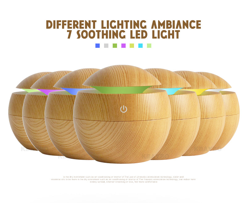 Diffuseur compact imitation grain de bois, certifié CE