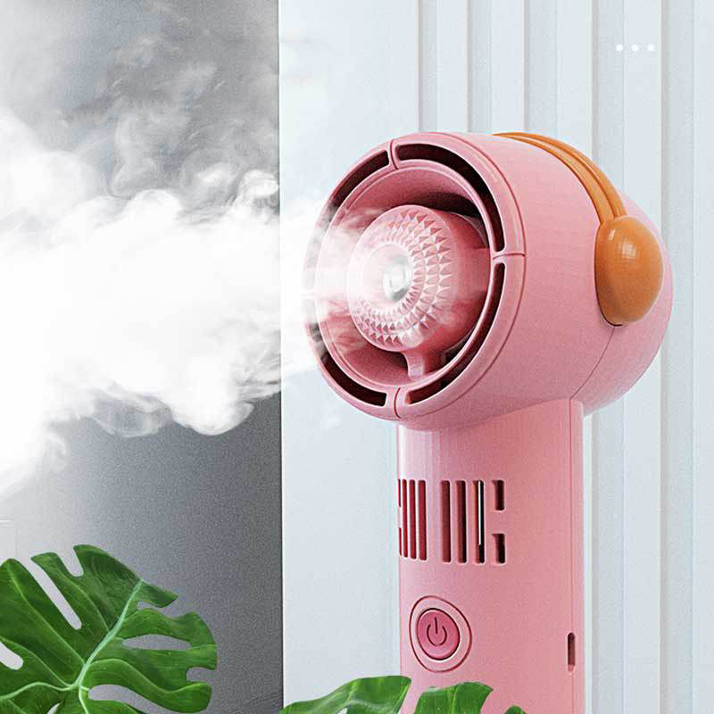 Handheld Bladeless Misting Fan, Rechargeable