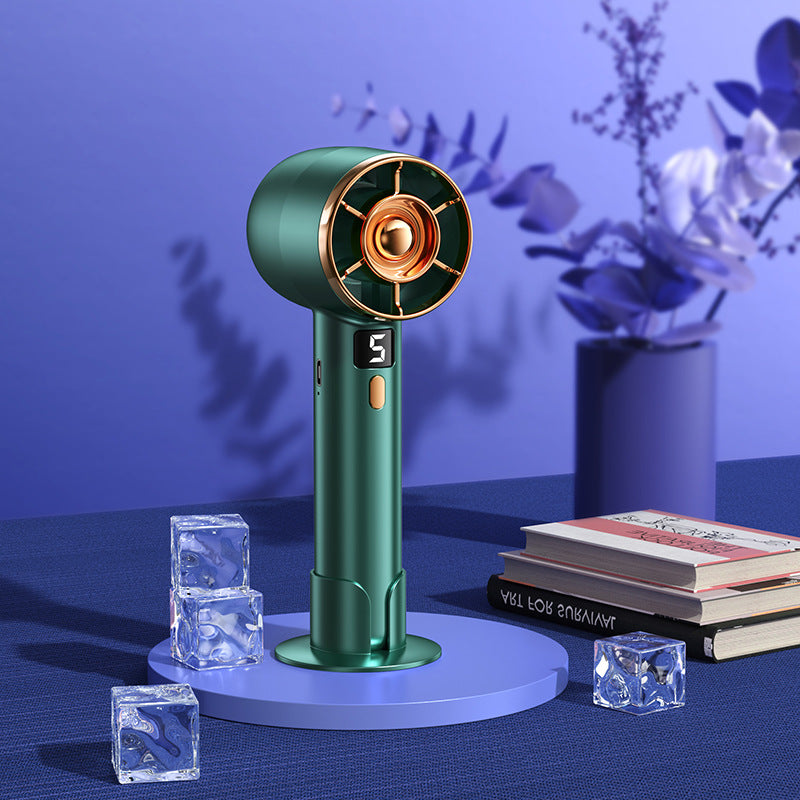 Bladeless USB Handheld Fan – Airplane Design, Quiet