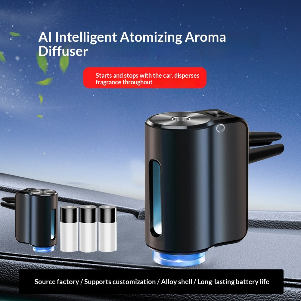 Diffuseur d'arômes intelligent pour voiture — Allumage/extinction automatique, 3 vitesses