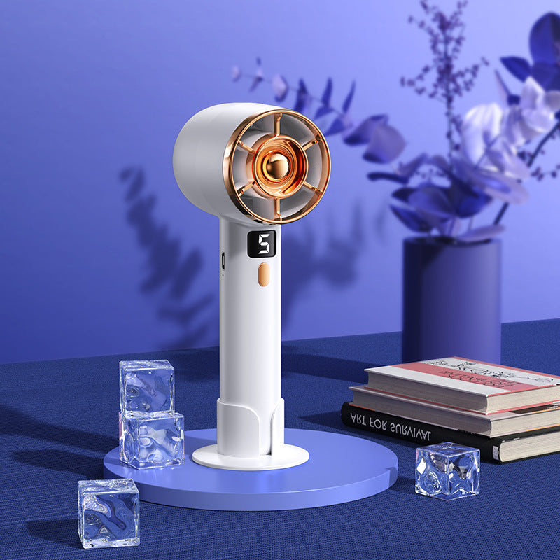 Bladeless USB Handheld Fan – Airplane Design, Quiet
