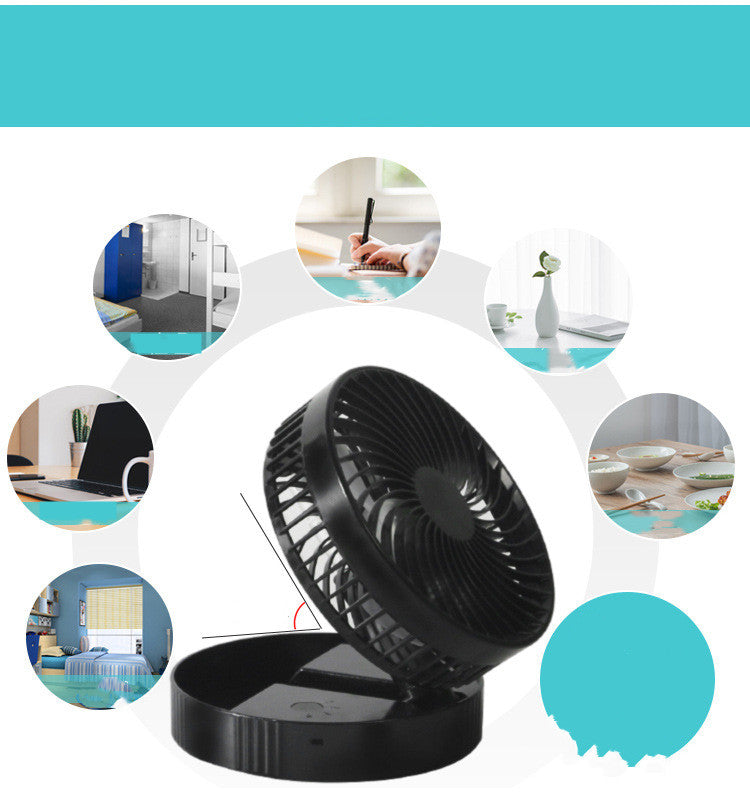 Folding Telescopic Fan, Rechargeable 3600mAh