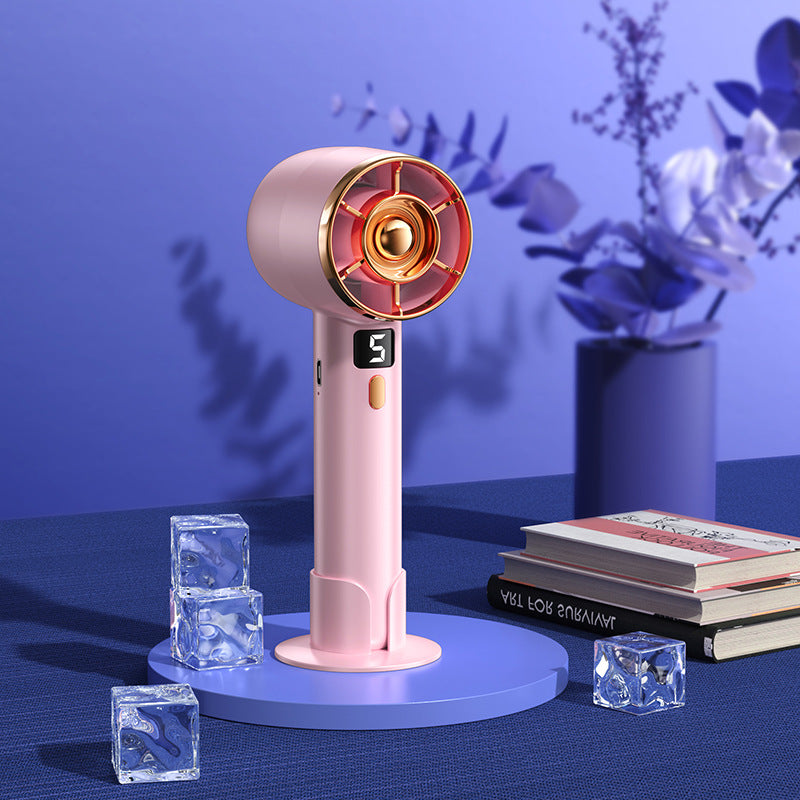 Bladeless USB Handheld Fan – Airplane Design, Quiet