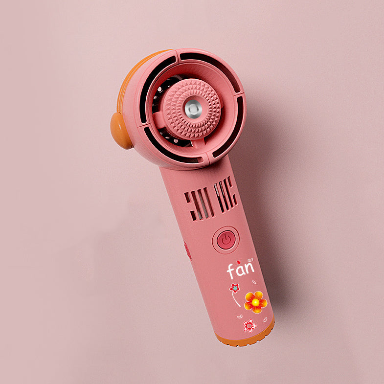 Handheld Bladeless Misting Fan, Rechargeable