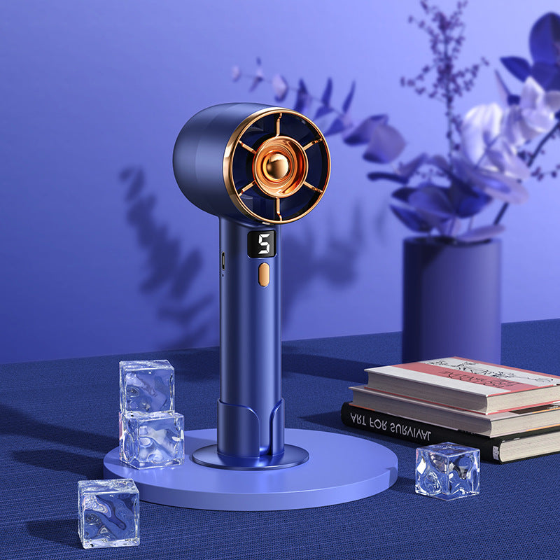 Bladeless USB Handheld Fan – Airplane Design, Quiet
