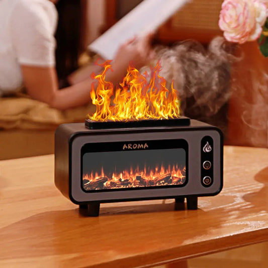 Fireplace Flame Diffuser, 200ml with 7 Colours