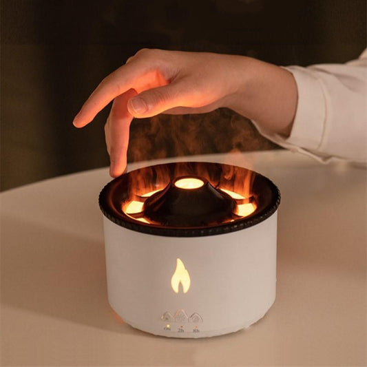 Volcano Diffuser with Flame and Jellyfish Effects