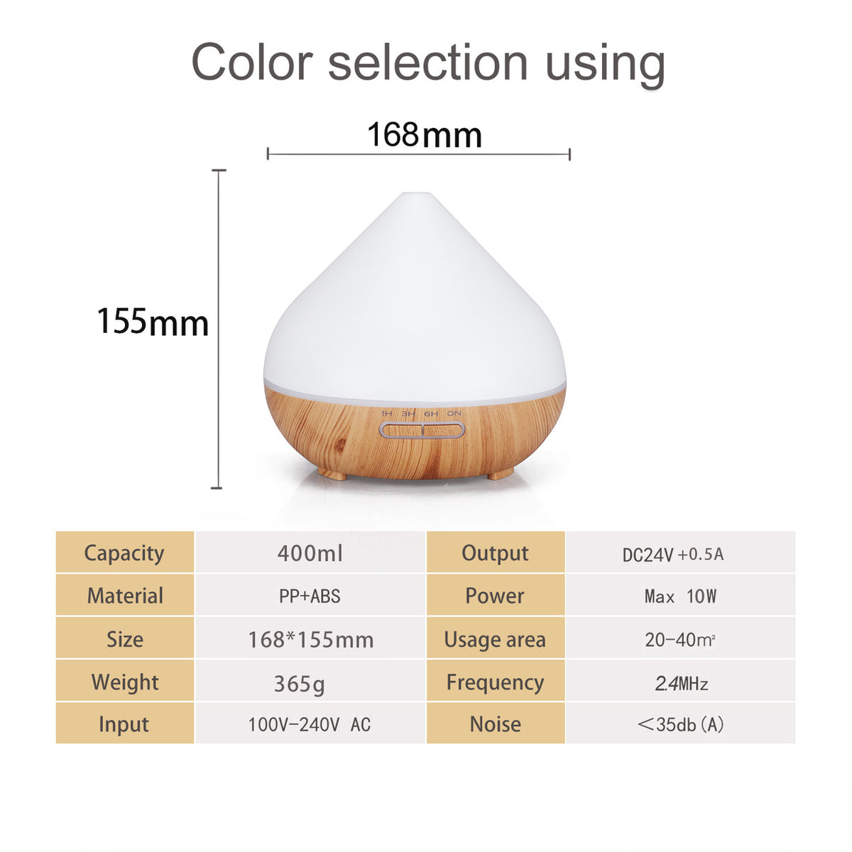 Flame Effect Aroma Diffuser with Remote