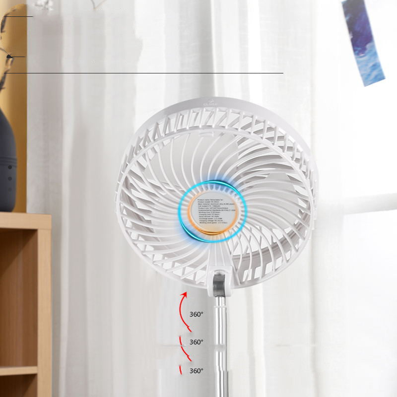 Folding Telescopic Fan, Rechargeable 3600mAh