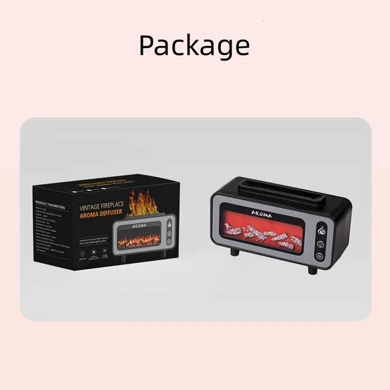Fireplace Flame Diffuser, 200ml with 7 Colours