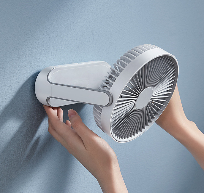 Slim Rechargeable Desk Fan, USB Charging