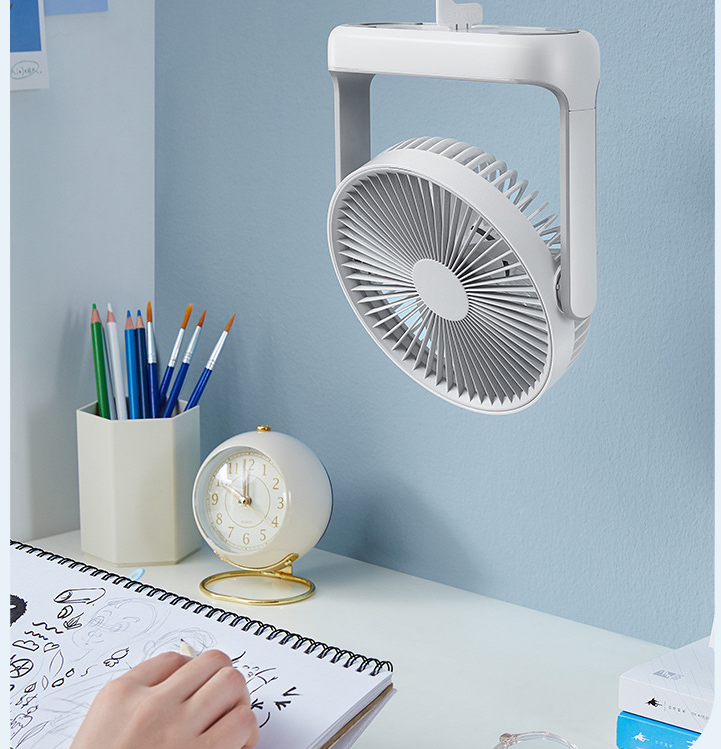 Slim Rechargeable Desk Fan, USB Charging